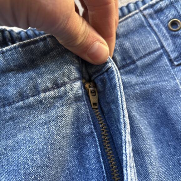 Deadstock 90s Dockers Jeans Mens 29x32 Pleated Denim Levis Cargo Tapered Vintage - Picture 6 of 11